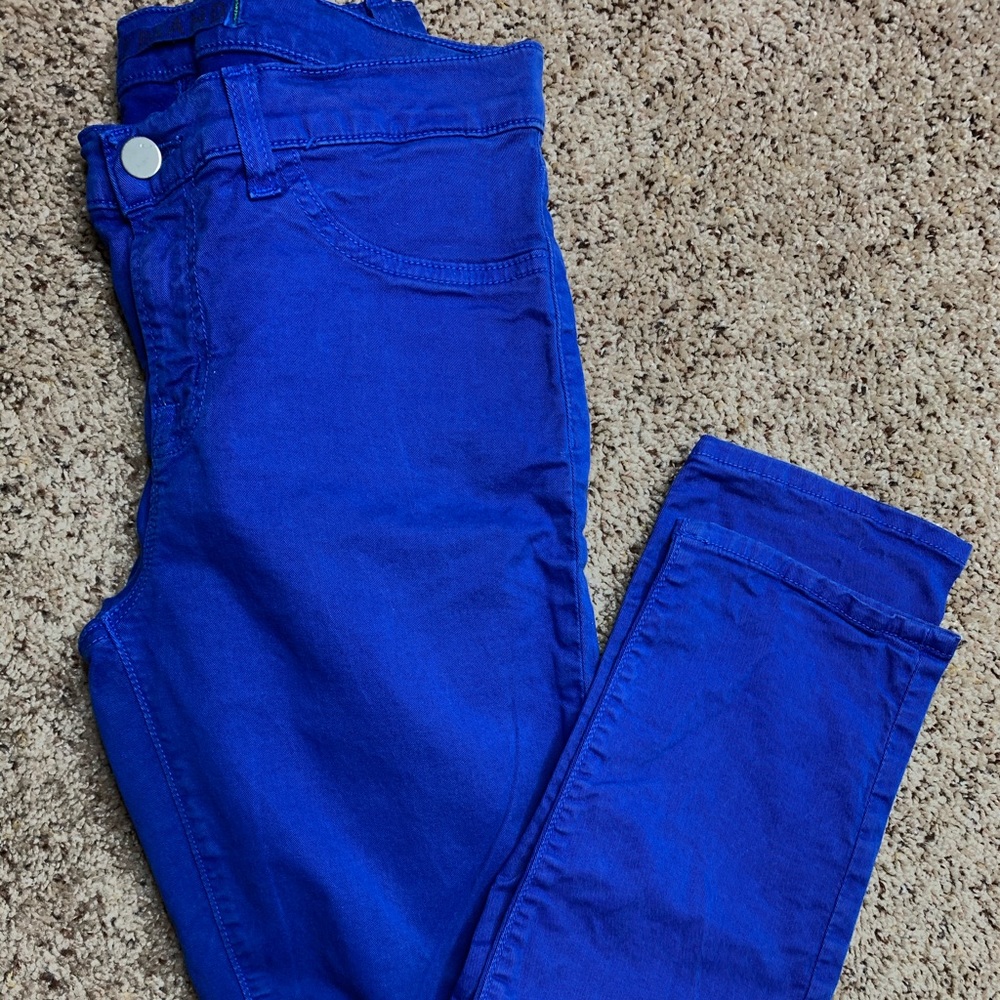 J Brand cobalt blue soft denim
